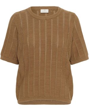 Kaffe Pullover Kabetty - Natur