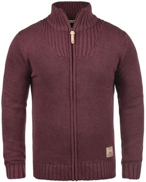 Solid Strickjacke Poul - Rot