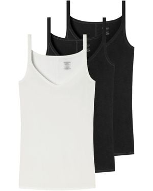 Schiesser Unterhemd Personal Fit - Schwarz
