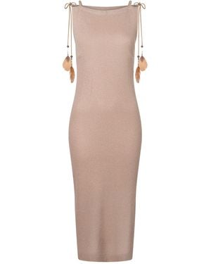 Ana Alcazar Strickkleid Danis - Natur