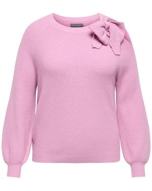 Only Carmakoma Pullover Carkala - Pink