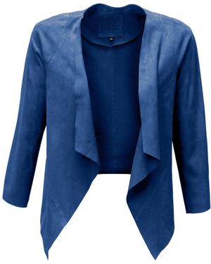 18N62 Lederbolero Necharmoise - Blau