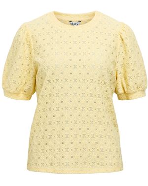 Object Bluse Objlaila - Gelb