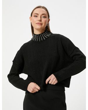 Koton Pullover - Schwarz