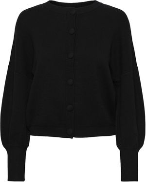 Y.A.S Strickjacke 'Fonny' - Schwarz