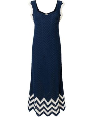 Pepe Jeans Strickkleid 'Ollie' - Blau
