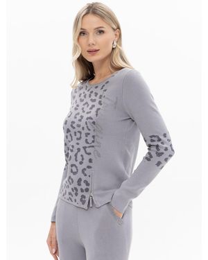 Passioni Pullover - Grau