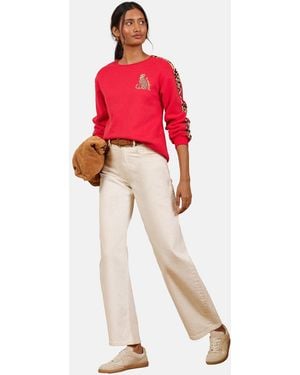 Love & Roses Sweatshirt - Rot