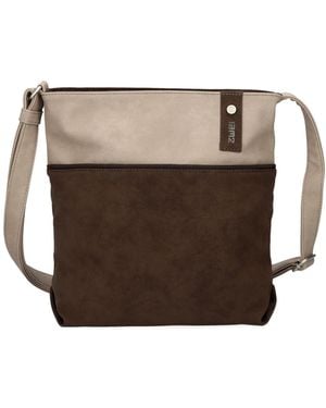 Zwei Schultertasche Jana J10 - Braun