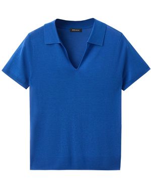 Mango Pullover Luxon - Blau