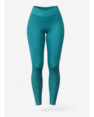 LEAFLETIC Leggings Long Length Legging - Blau