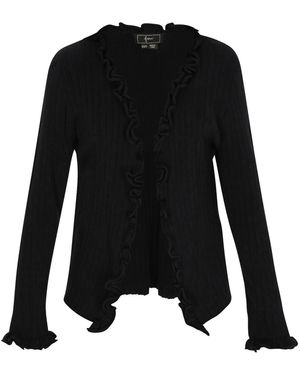 faina Strickjacke - Schwarz