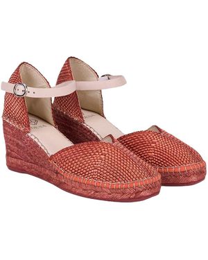 Desa Espadrilles Keilabsatz-Slipper - Pink