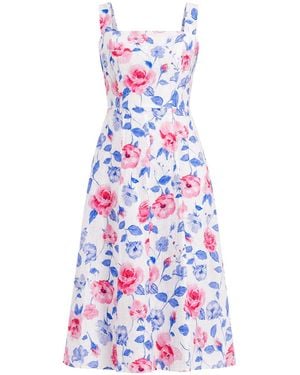 Haris Cotton Kleid - Weiß