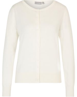 Fransa Strickjacke - Weiß