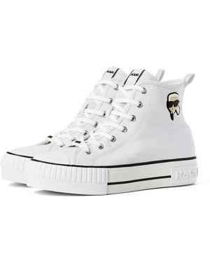 Karl Lagerfeld Sneaker Ikon Kampus Max Nft-High-Top-Sneaker - Weiß