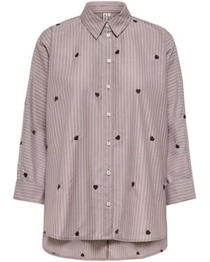 ONLY Bluse Onlnew Lina Grace - Grau