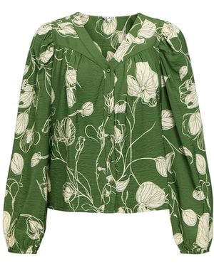 Object Bluse Objjacira - Grün