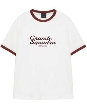 Pull&Bear T-Shirt Grande Squadra - Weiß