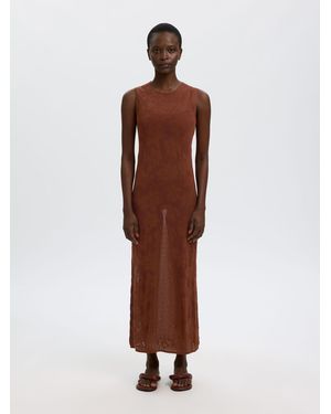 SELECTED Kleid - Braun