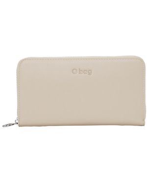 O bag Brieftasche Mit Kartenfächern, Mit Münzfach O Wally Zurigo - Natur