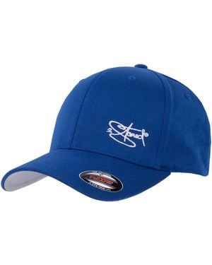 2Stoned Cap Flexfit Wooly Combed Classic - Blau