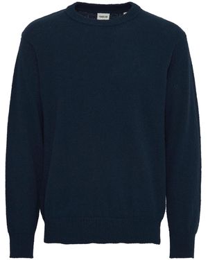 Solid Pullover Ike - Blau