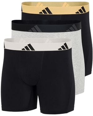adidas Boxer Active Flex Cotton (3-St) Boxershorts, Unterhose, Boxerbriefs - Blau