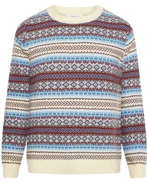 Knowledge Cotton Pullover Vagn - Grau