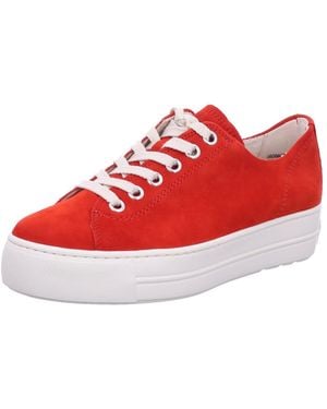 Paul Green Sneaker Low Sneaker Low Damen 4790 705 Echtleder - Rot