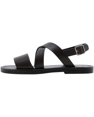 Mango Sandale Romana - Schwarz