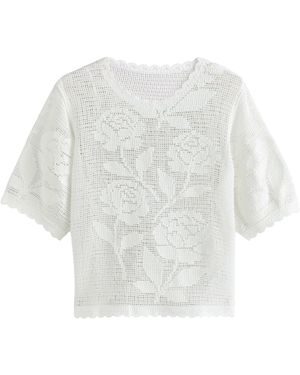 Next Pullover - Weiß