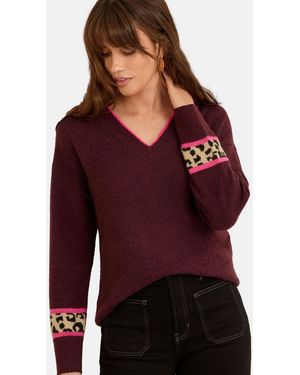 Love & Roses Pullover - Rot