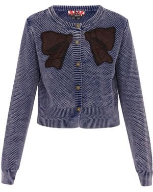 myMo ROCKS Strickjacke - Blau