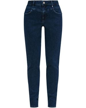Comma, Jeans-Hose - Blau