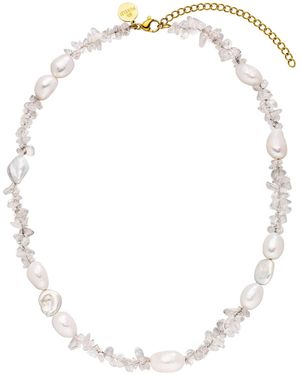 PURELEI Kette Crystal Wave - Weiß