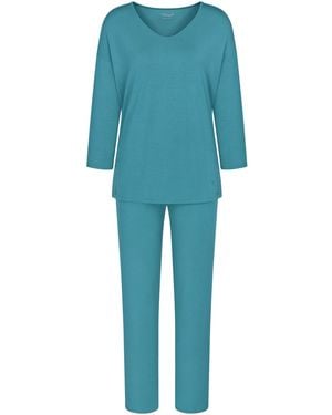 Triumph Pyjama Timeless Sensuality - Blau