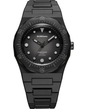 D1 Milano Analoguhr - Schwarz