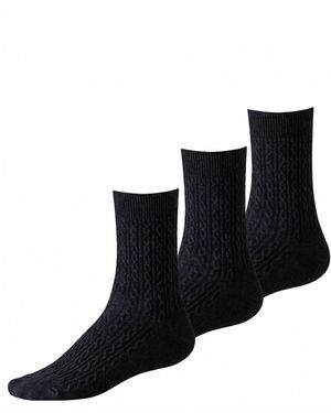 Millo Socken Cosy Twist - Schwarz