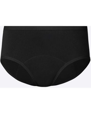 Snocks Perioden Hipster Panty High Waist Strong - Schwarz