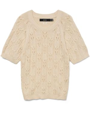 Vero Moda Pullover 'Vmprecious' - Natur
