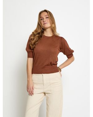 Minus Pullover Liv - Braun