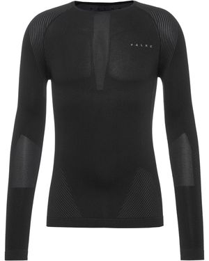 FALKE Funktionsshirt Warm - Schwarz