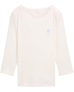 Tom Tailor Shirt (Gots) - Weiß