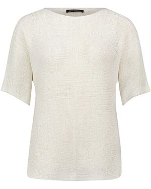 Betty Barclay Strickpullover Kurzarm - Weiß