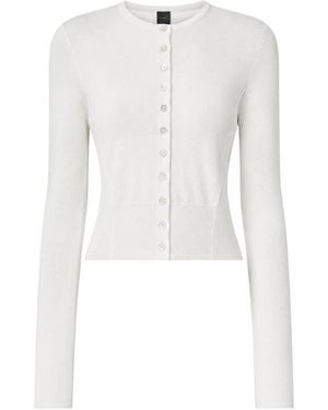 Pinko Strickjacke Meteora Cardigan Maglieria - Weiß