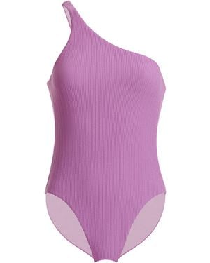 Wolford Badeanzug High Leg One Piece - Lila