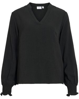 Vila Bluse Vilovie - Schwarz