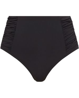 Sea Level Bikinihose Gathered - Schwarz