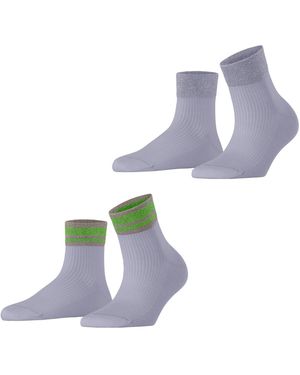 Esprit Socken Retro Glitter 2-Pack - Weiß
